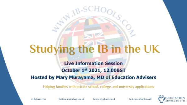 Studying the IB in the UK